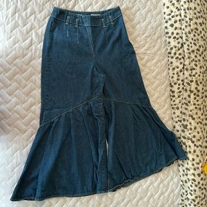 Anthropologie Pilcro wide leg crop jeans size 2
